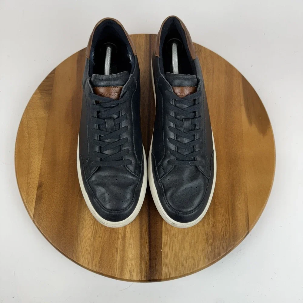 Mens Rodd & Gunn Sussex Street Blue Leather Comfort Casual Sneakers Size EU‎ 46